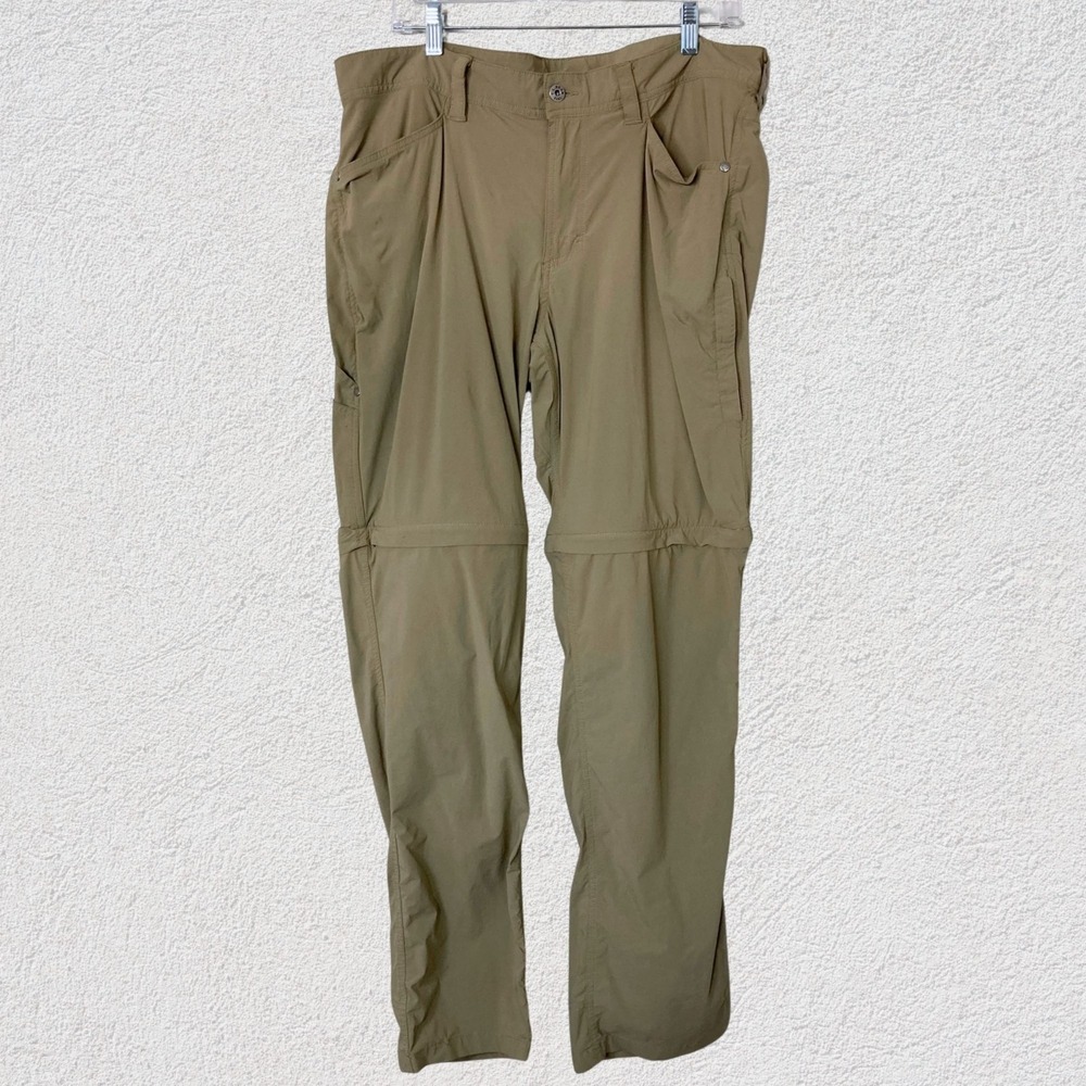 L.L.Bean Convertible Hiking Pants‎ 36x33 No Fly Zone Zip Off Shorts Outdoors